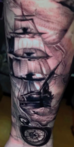 Tattoo artwork by Melesio